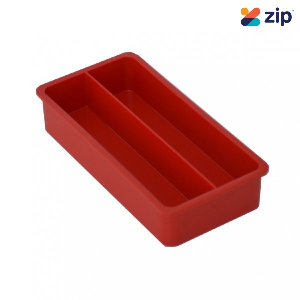 EXACTAPAK MS2 - 168x77x67mm Red Small Two Compartment Tubs for MULTI10
